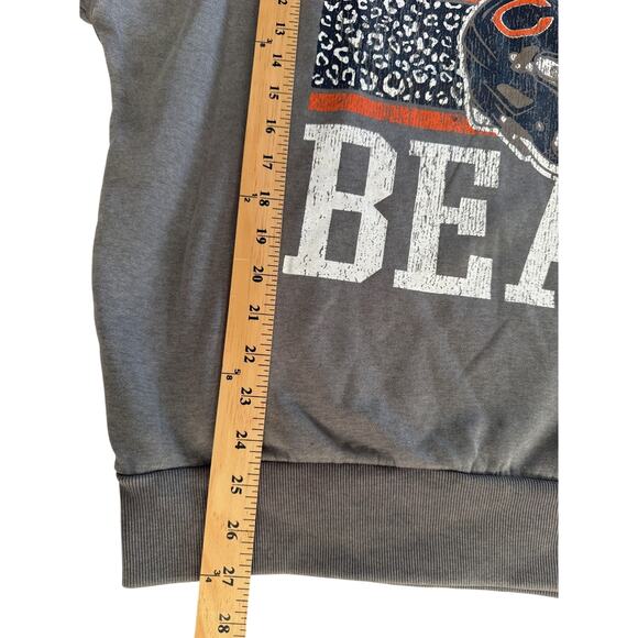 Chicago Bears Sweatshirt Women's Large NFL Football Crewneck Gameday Couture - Picture 7 of 8